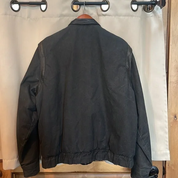 Mens Genuine Leather (Shell) Leather Jacket.EUC.